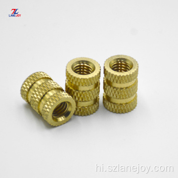 Brassthread Insert M4 थ्रेड इंसर्ट ब्रास नट